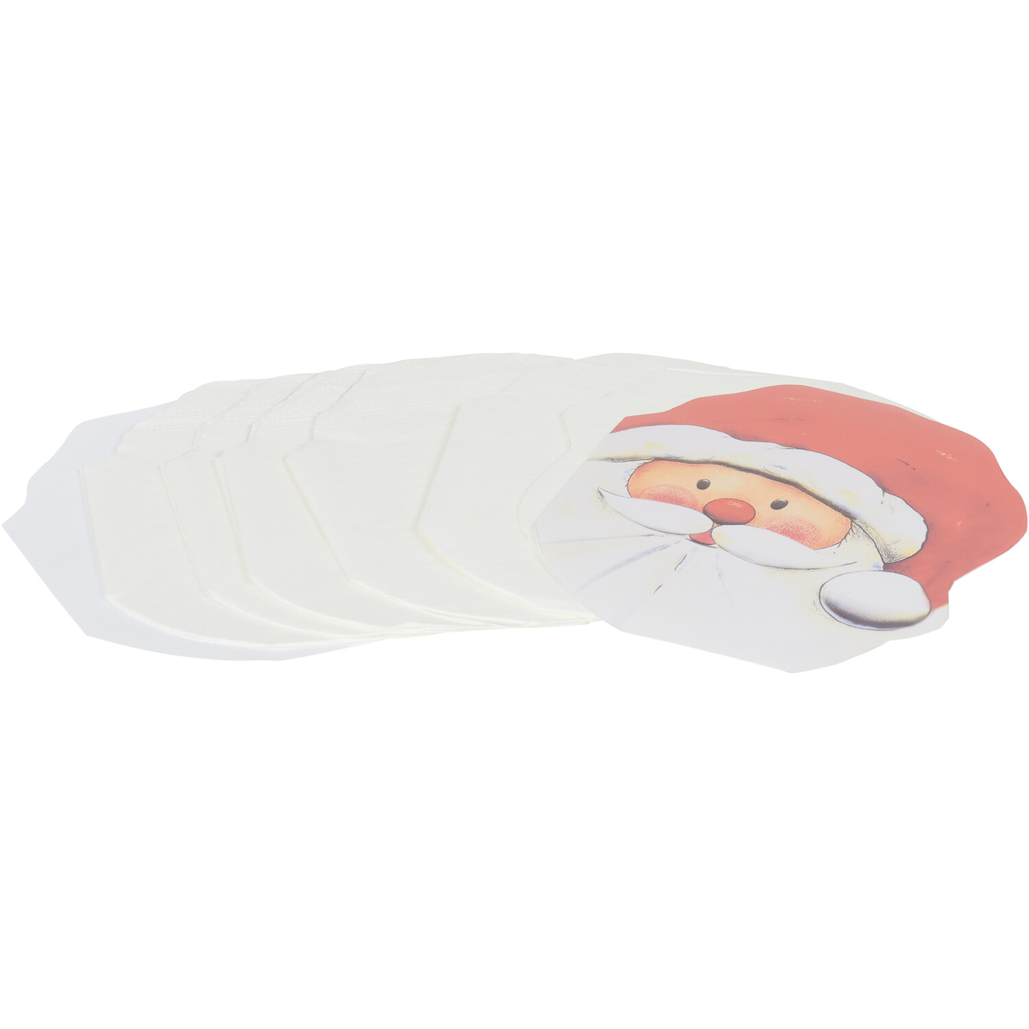 Set of 20 Santa or Pudding Napkins - Multicolour Image 11