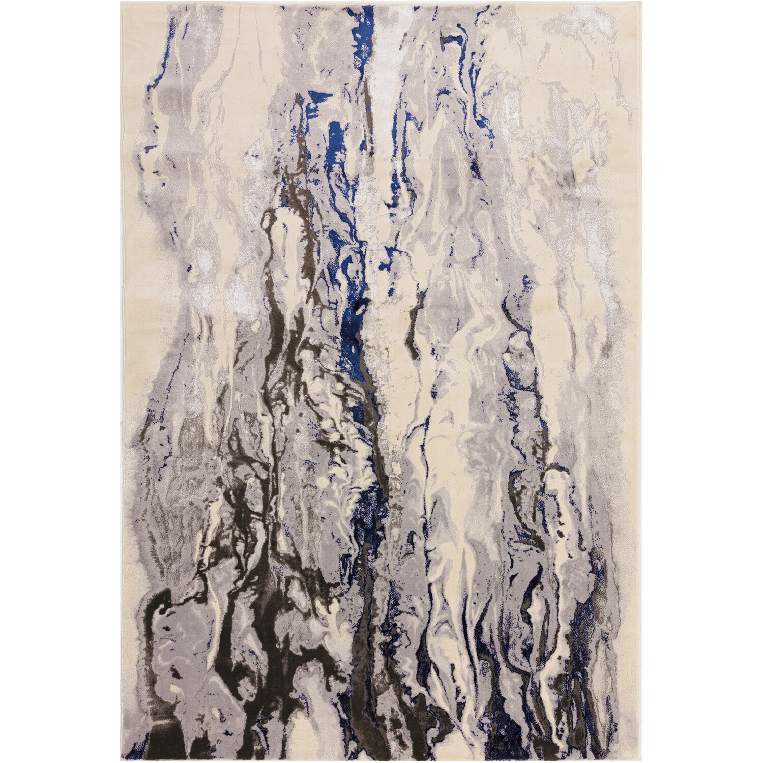 Almira Navy Marble Rug 140 x 200cm Image 1