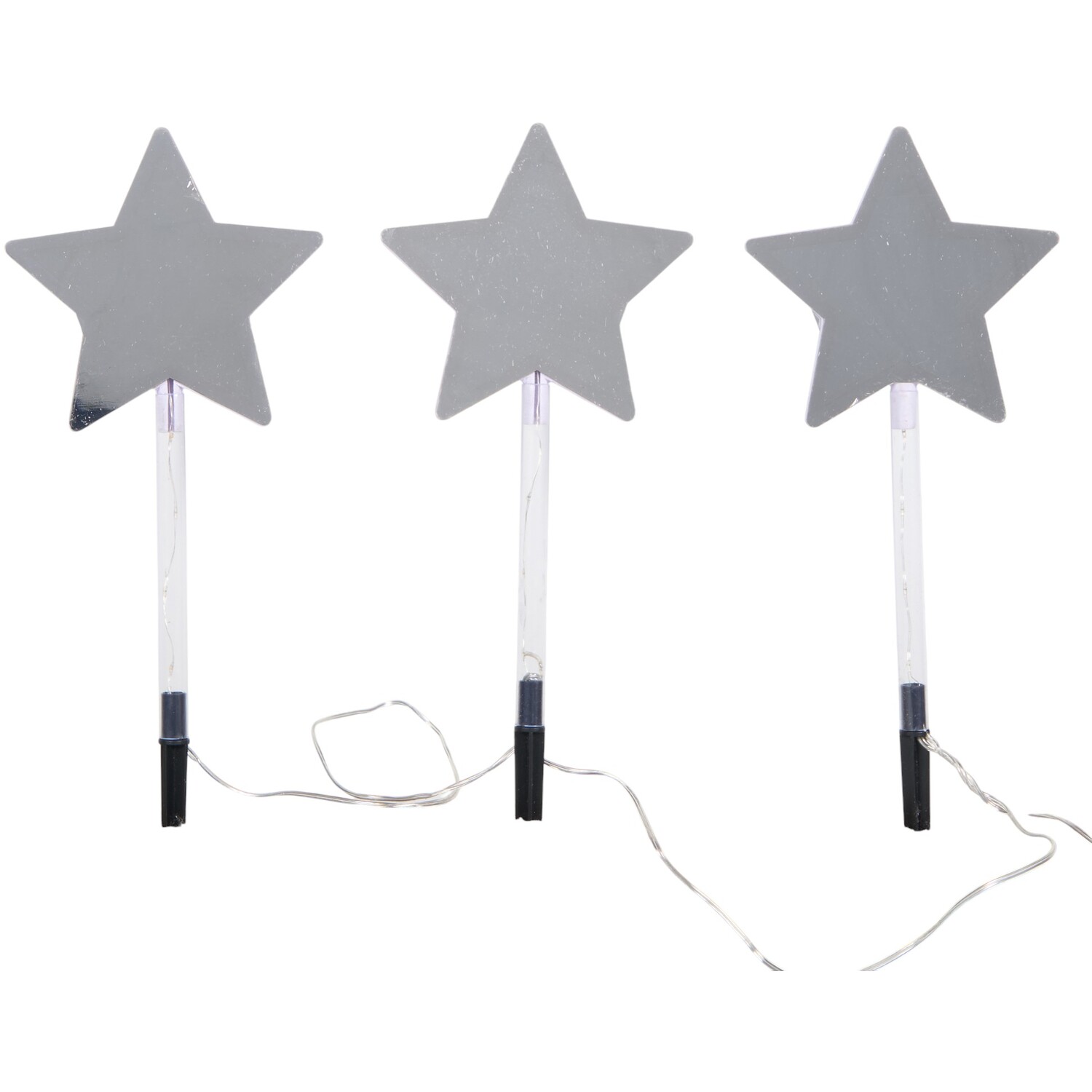 8 Piece Infinity Star Stakes Grey Image 3