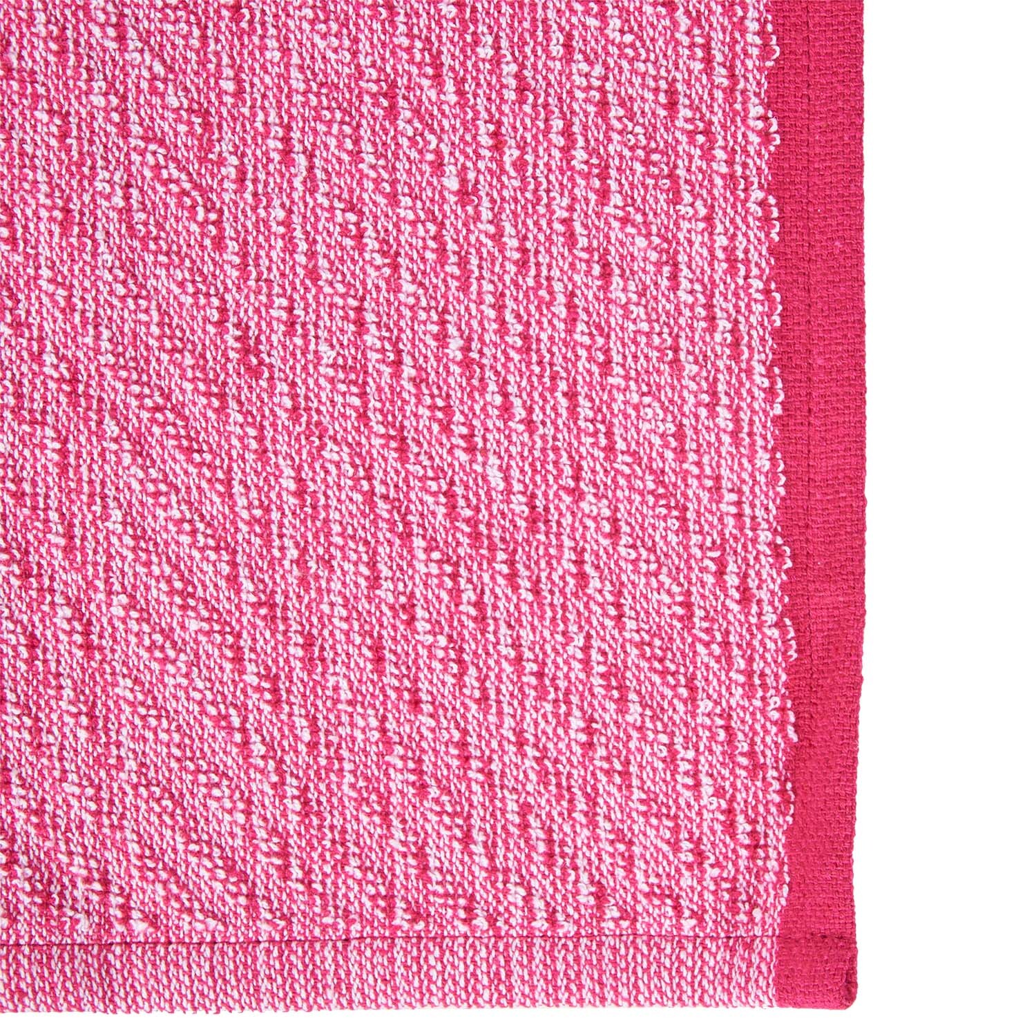Pack of 2 Terry Towels - Pink Image 4