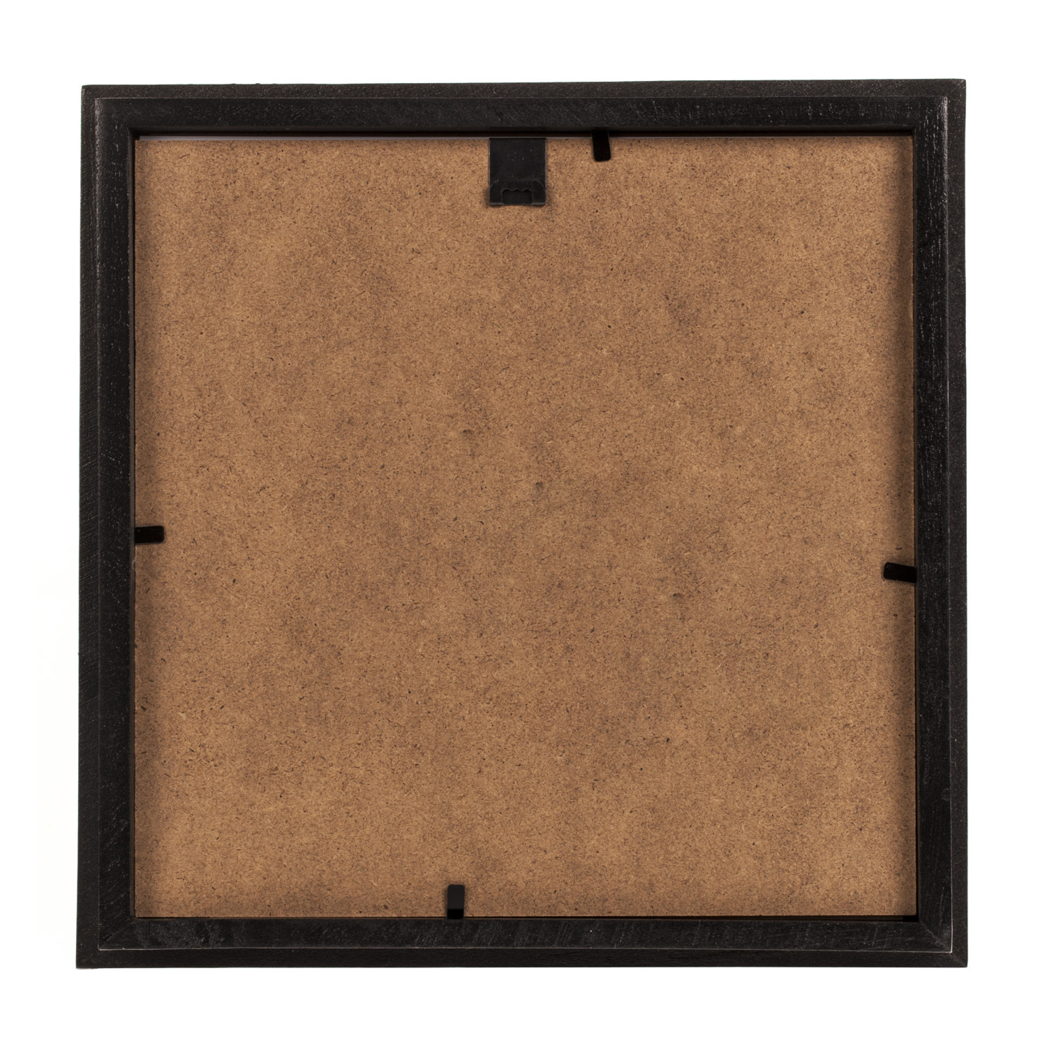 Square Deep Box Black Photo Frame with Mount 8 x 8 inch Image 3