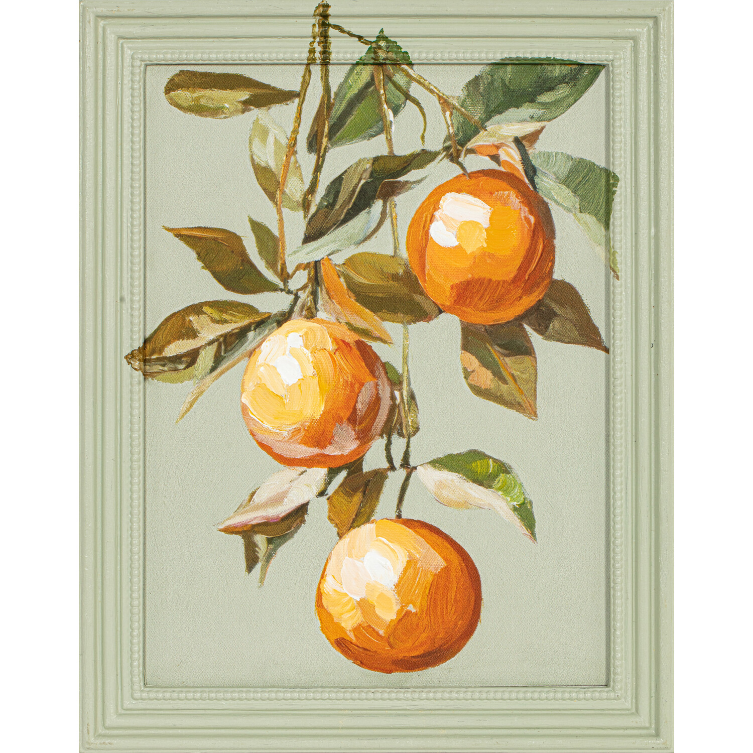 Mediterranean Fruit Painted Framed Art Image 6