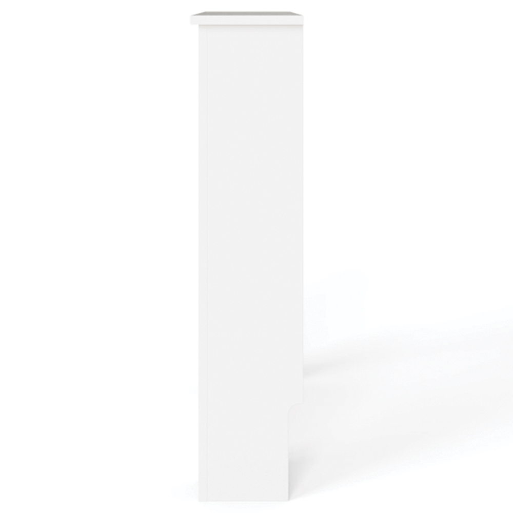GFW Harrison White Open Slat Radiator Cover Small Image 4