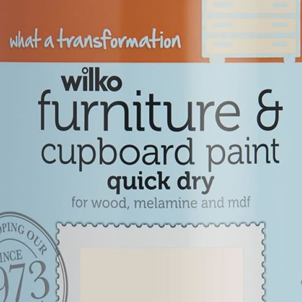 Wilko Quick Dry Ivory Cupboard Paint 750ml Image 4