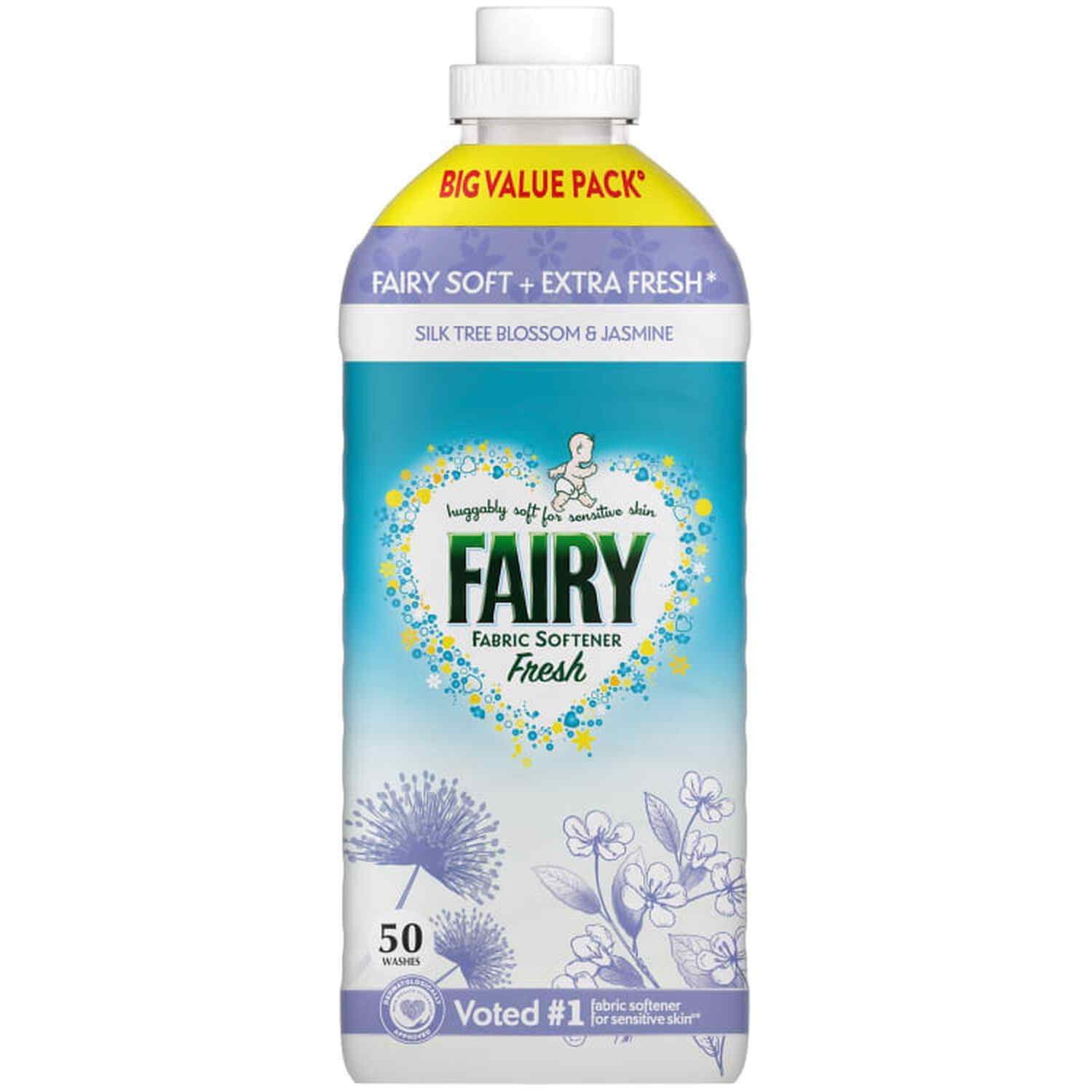 Fairy Fabric Softener - 1.65l / Silk Tree Blossom and Jasmine Image