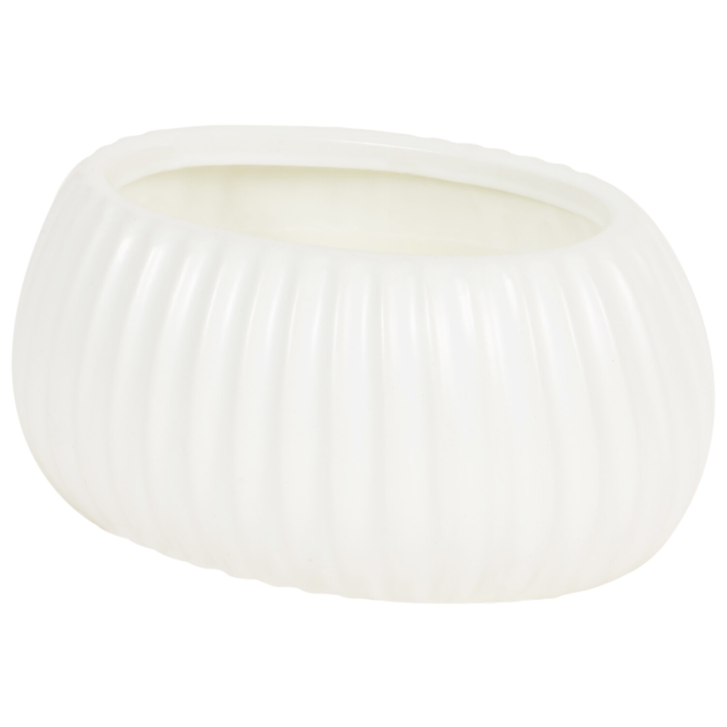 Oval Ribbed Citronella Candle - Black or White Image 7
