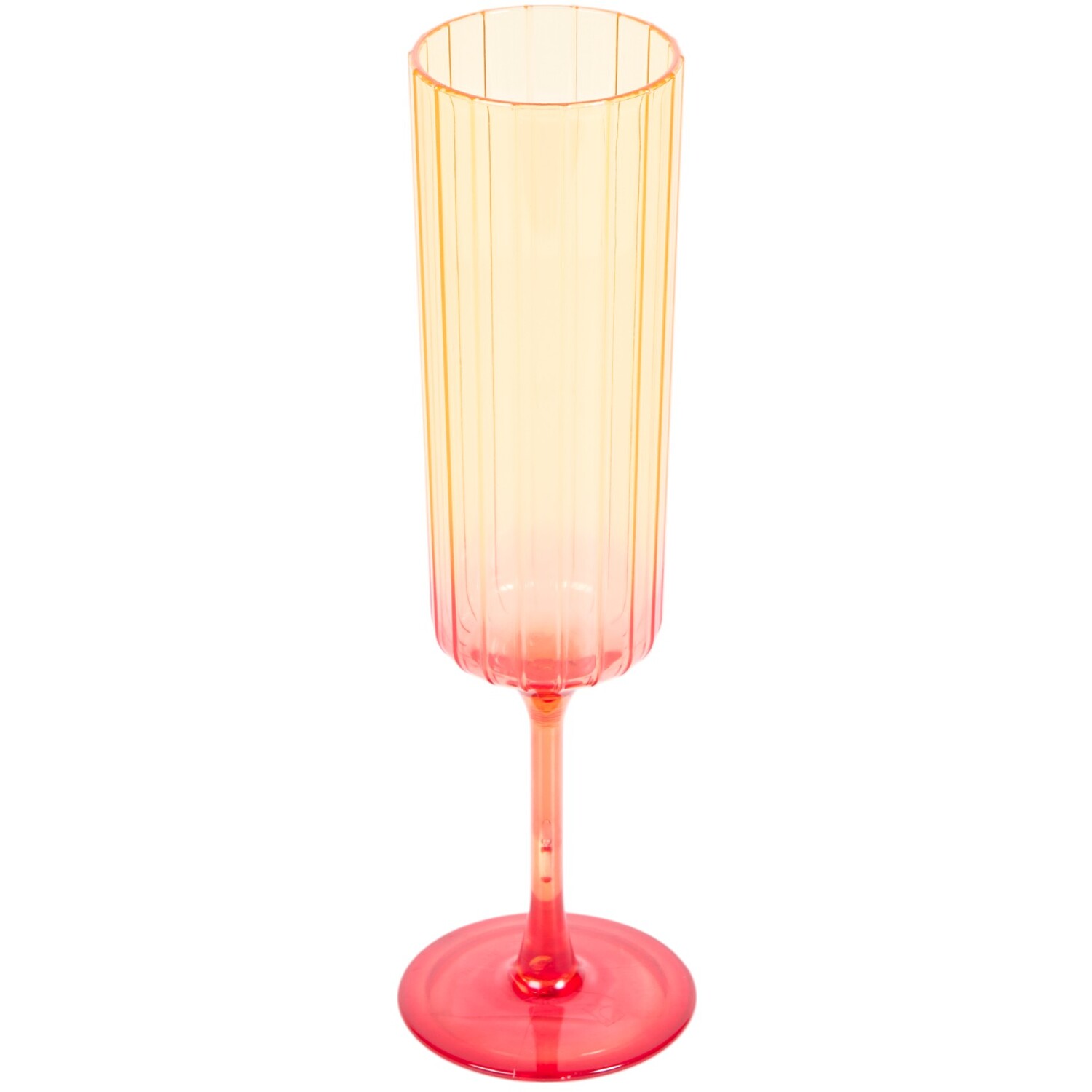 Pack of 4 Sahara Brights Ombre Coloured Flutes - Peach or Blue Image 5