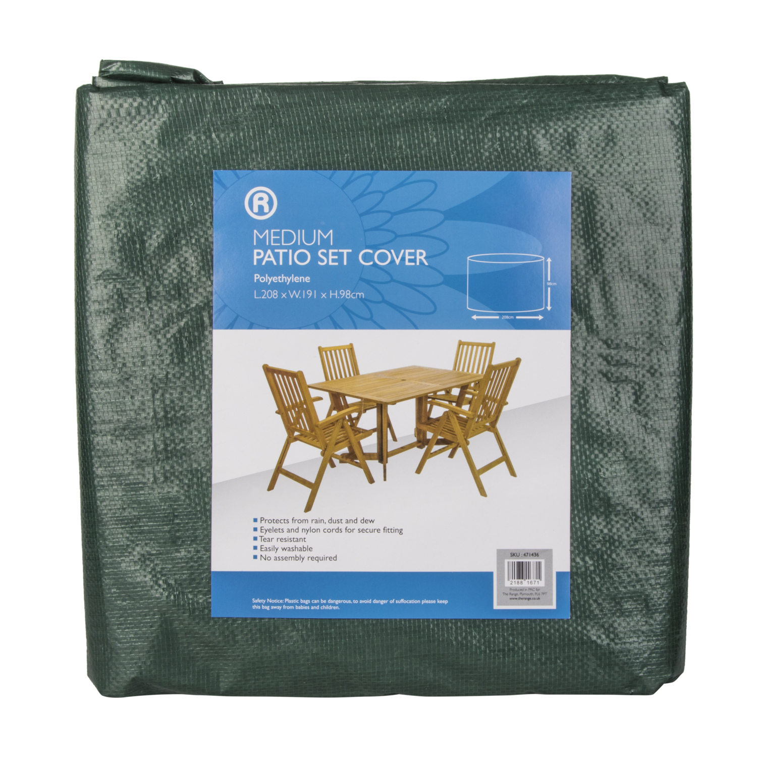 Medium Oval Patio Set Cover Image