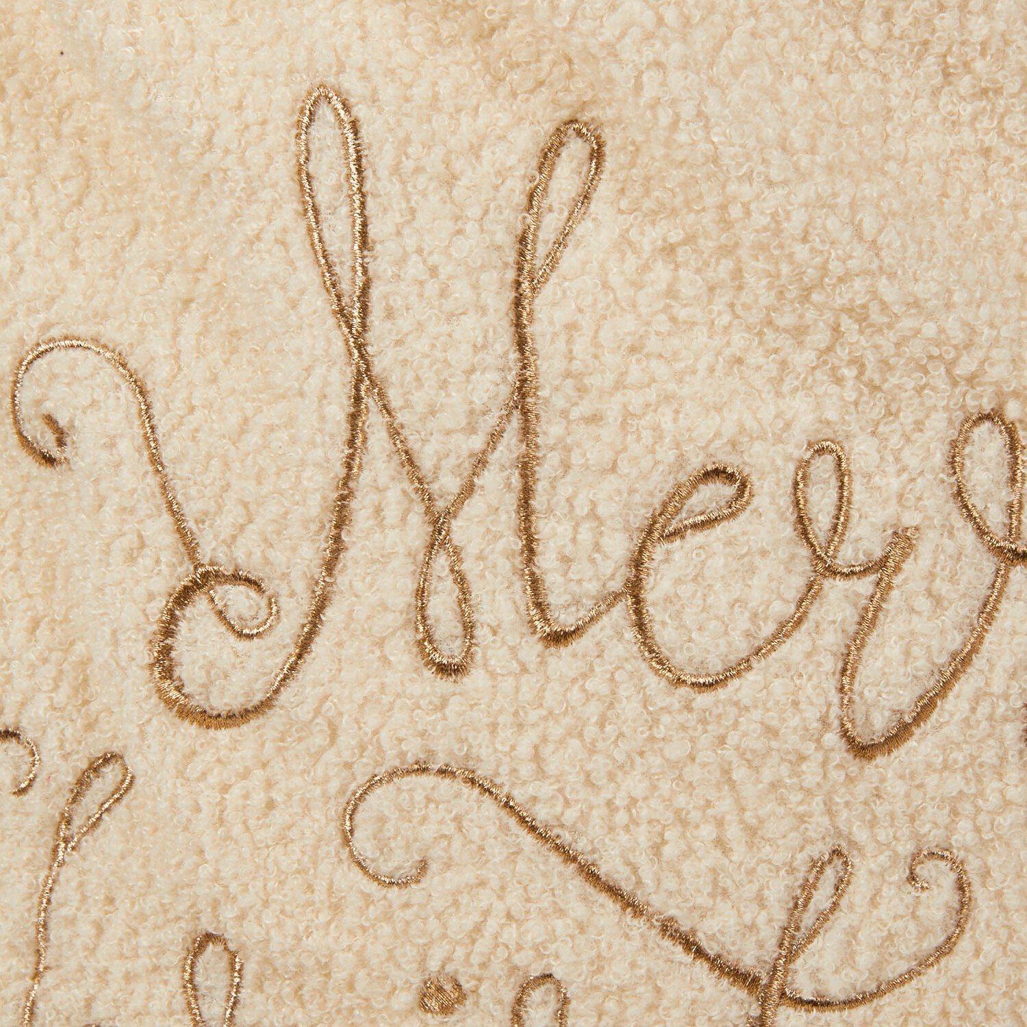 Merry Christmas Neutral Boucle Sack - Neutral Image 4