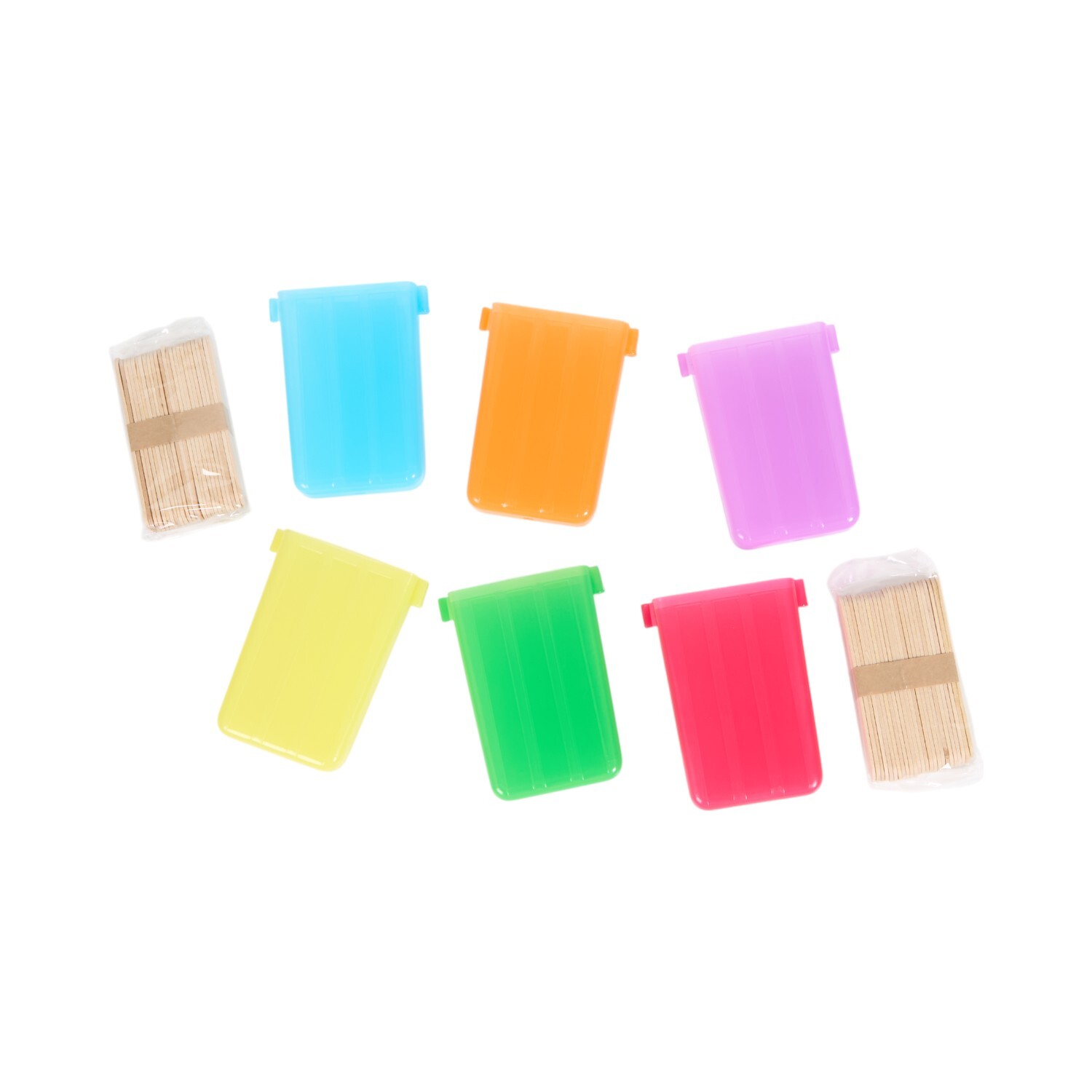 6 Piece Multicolor Summer Ice Lolly Mould - Multicolour Image 3