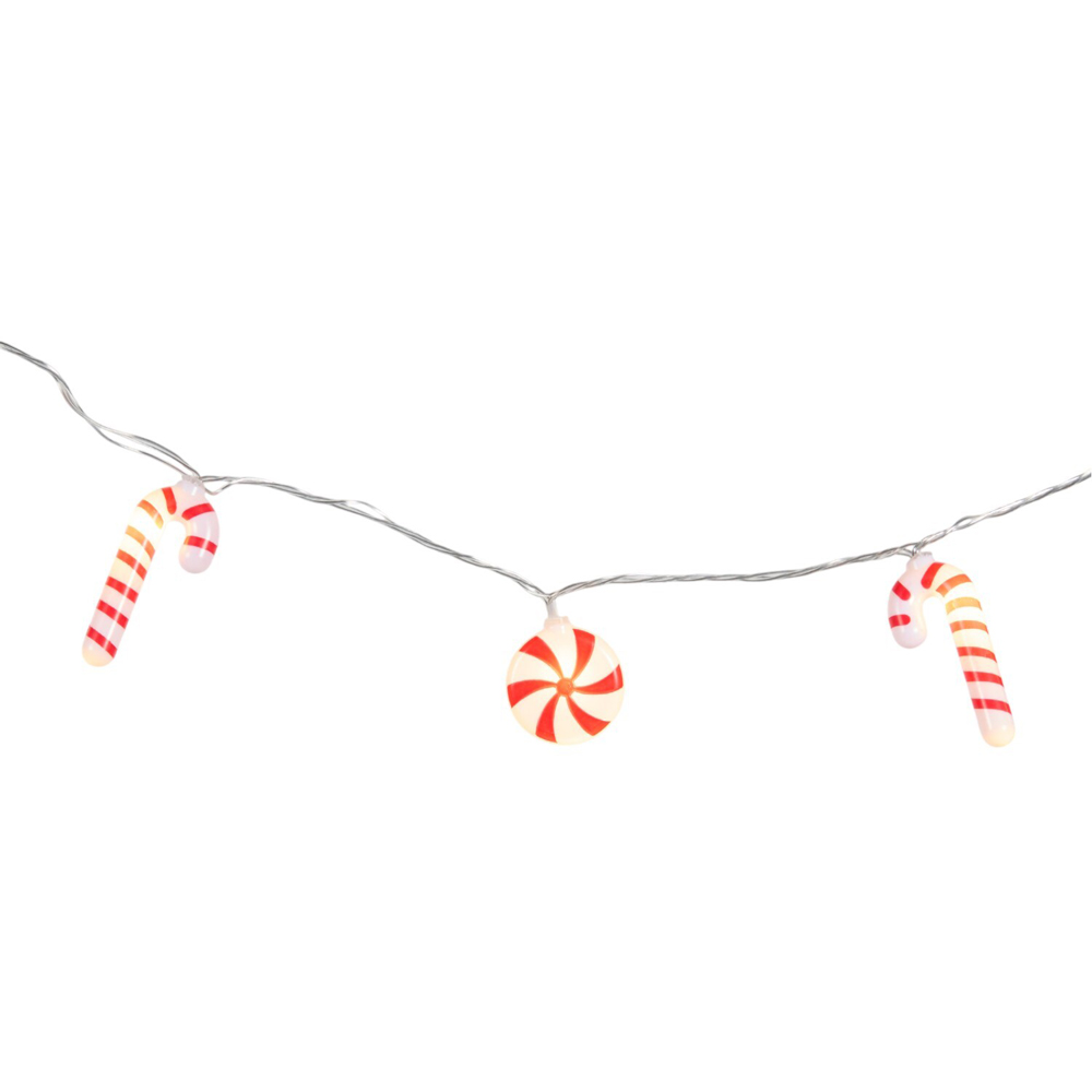 50 LED Christmas Candy String Lights Image 5