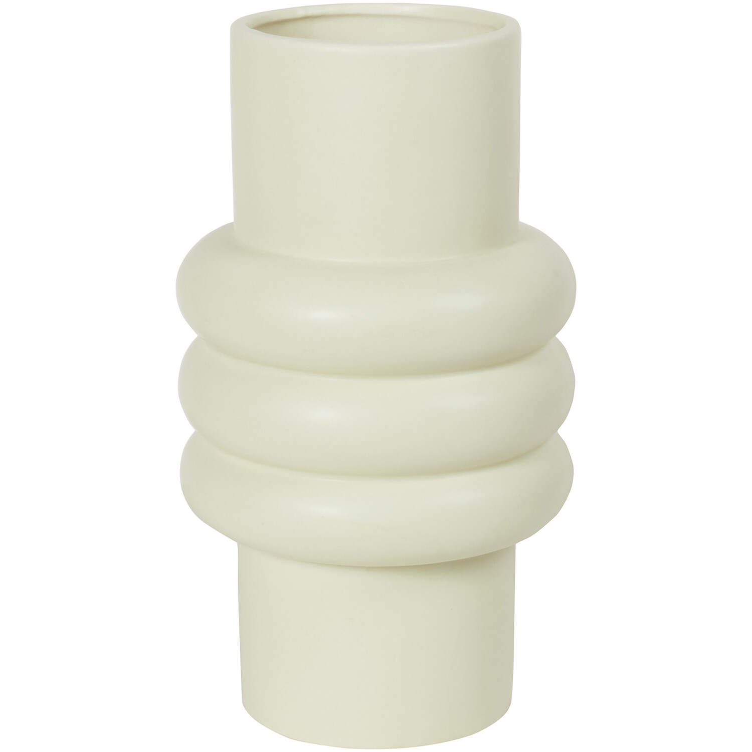 Cleo Abstract Vase - White Image 6