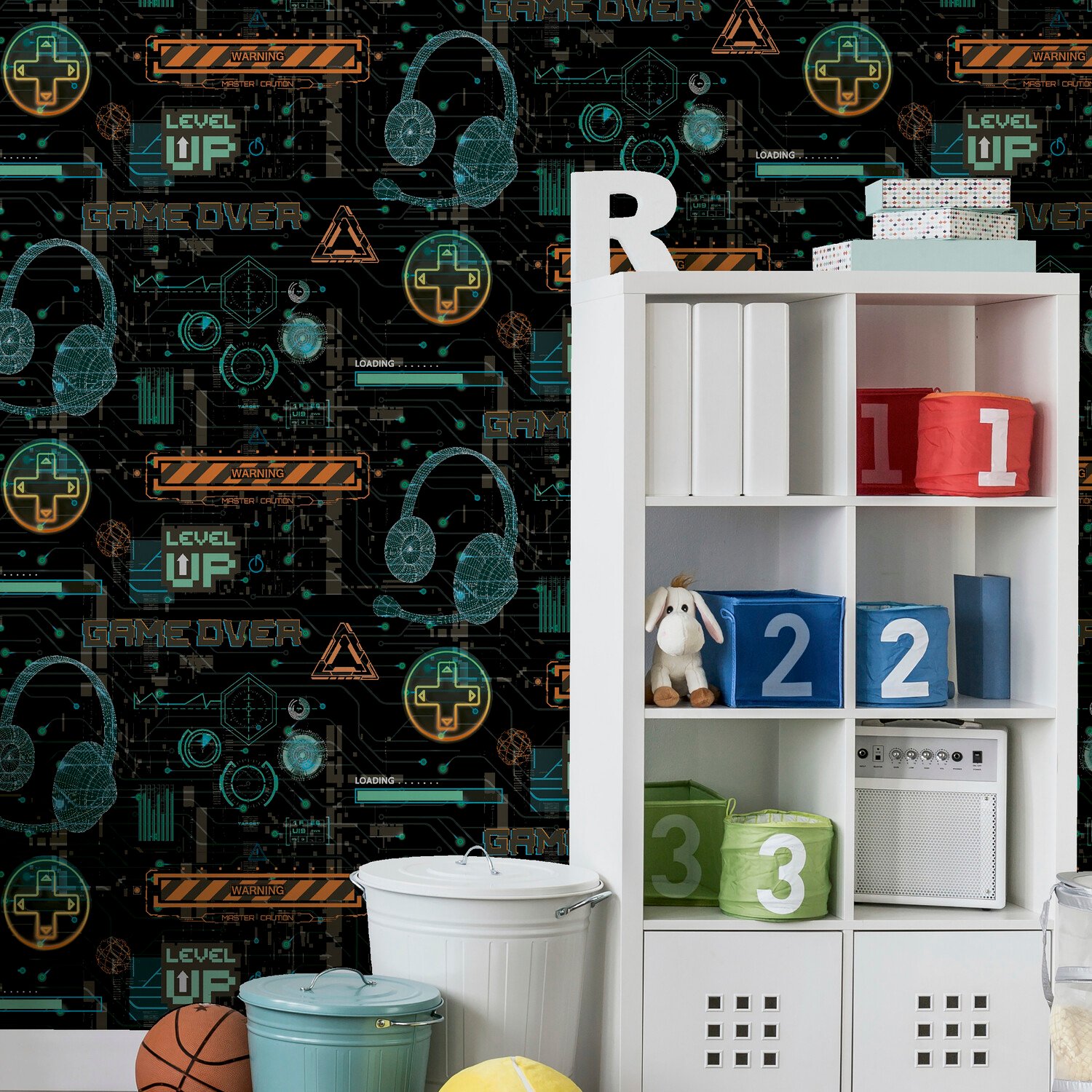 Gamer Multi Wallpaper - Black Image 5