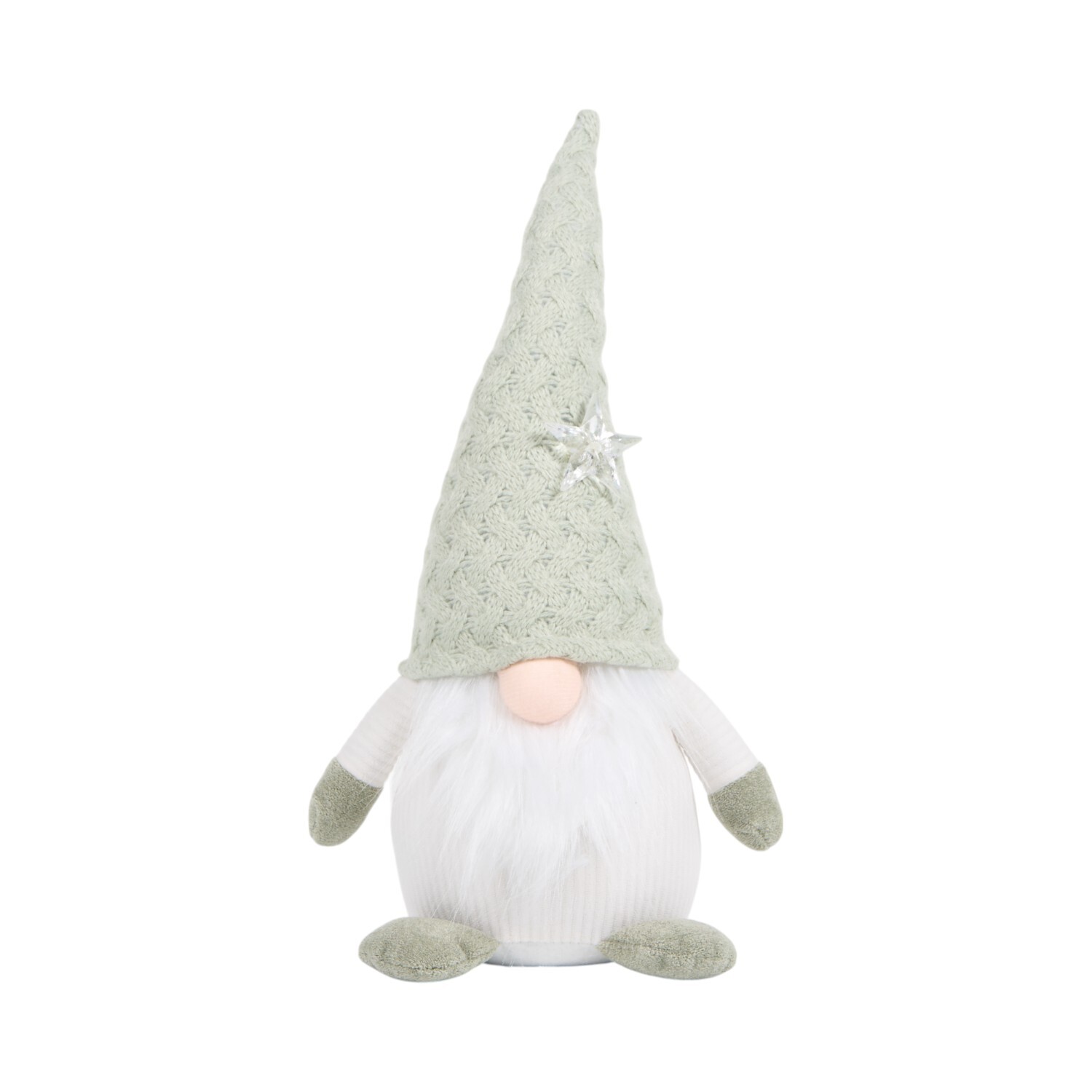 Knitted Sage Gonk with LED Snowflake Sage Image 2