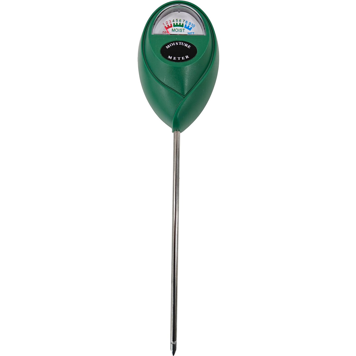 Stainless Steel Soil Moisture Tester Green Image 1