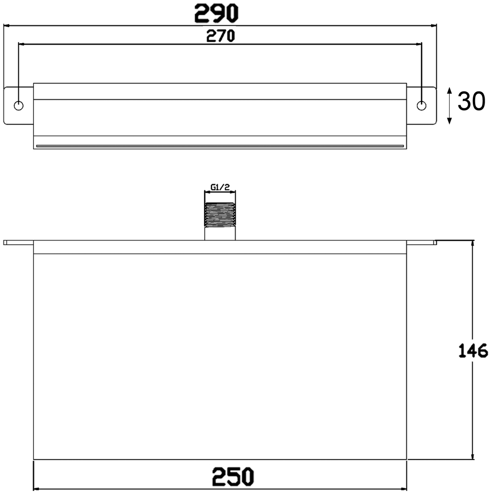 nuie Chrome Bath Filler Image 3