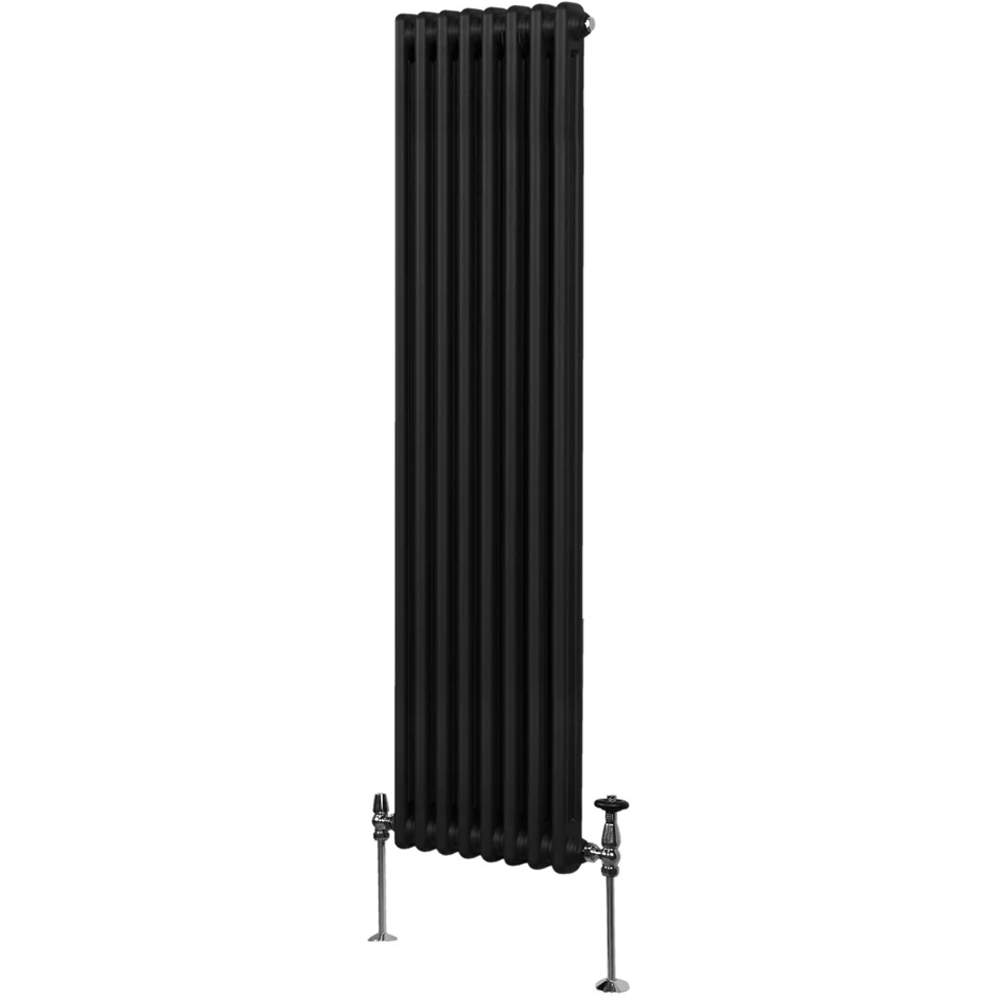 Monster Shop 4239 BTU Black Traditional 2 Column Radiator 1800 x 382mm Image 3