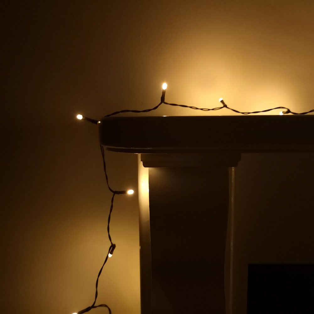 Premier TimeLights 24 Vintage Gold LED Multi-Function Christmas String Light 2.3m Image 4