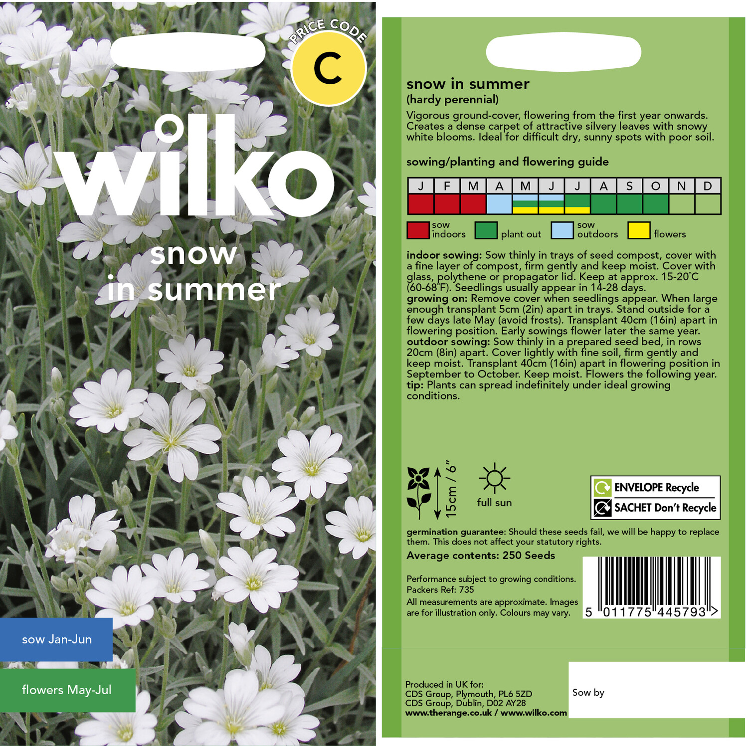 Wilko Snow in Summer Seeds Image 3
