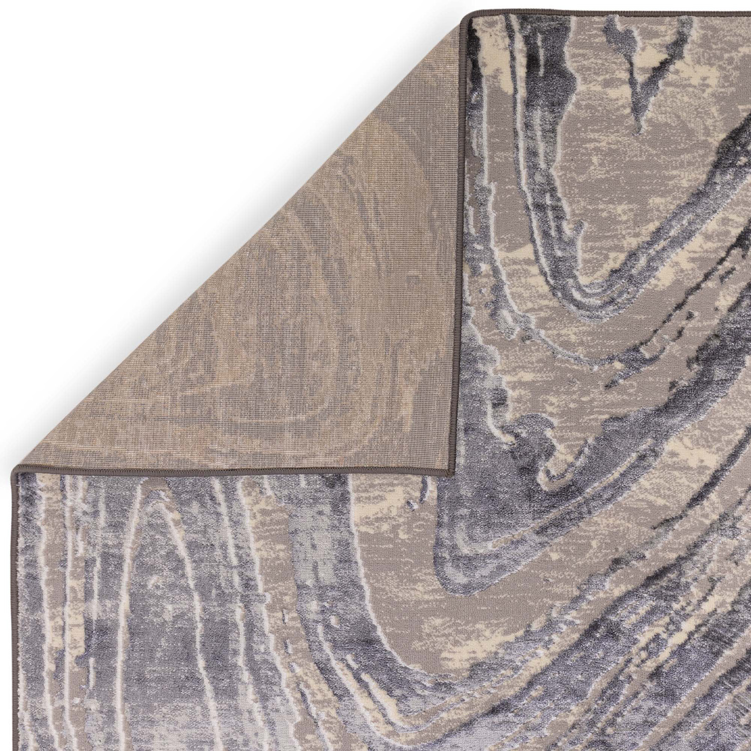 Marble Wave Rug Slate Grey 120cm Image 3