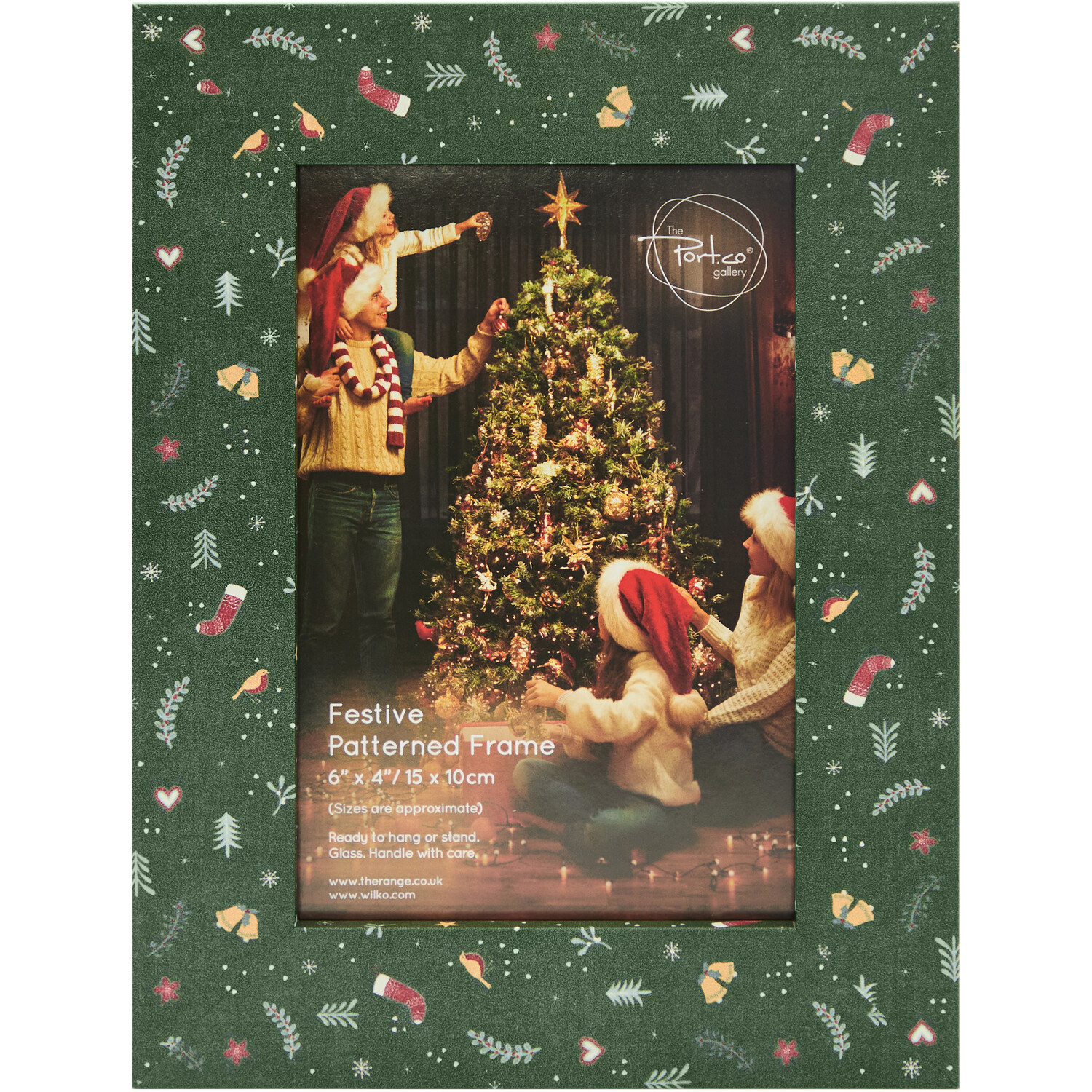 Festive Patterned Photo Frame Image 5