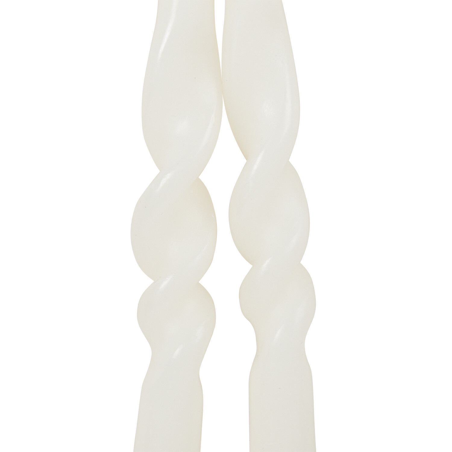 Set of 2 Nordic Twist Taper Candles - Multicolour Image 4