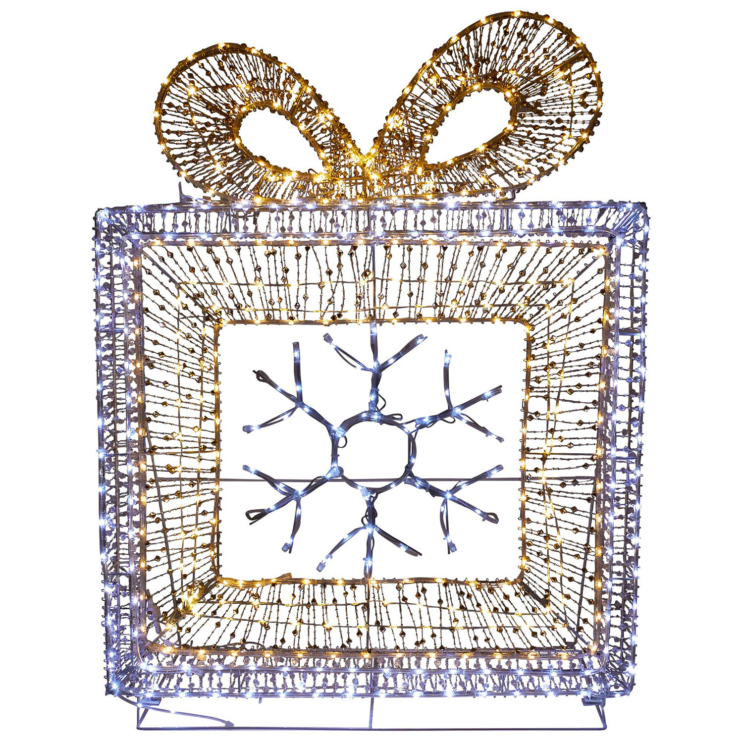 300 LED XL Christmas Present - Multicolour Image 4