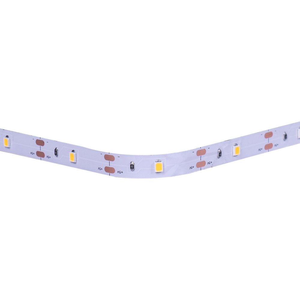White Battery Operated LED Light Strip 1m Image 4