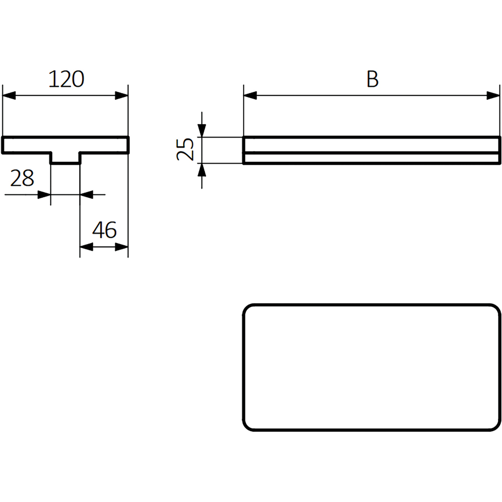 Terma Bookie Beech Wood Towel Rail Shelf 400mm Image 9