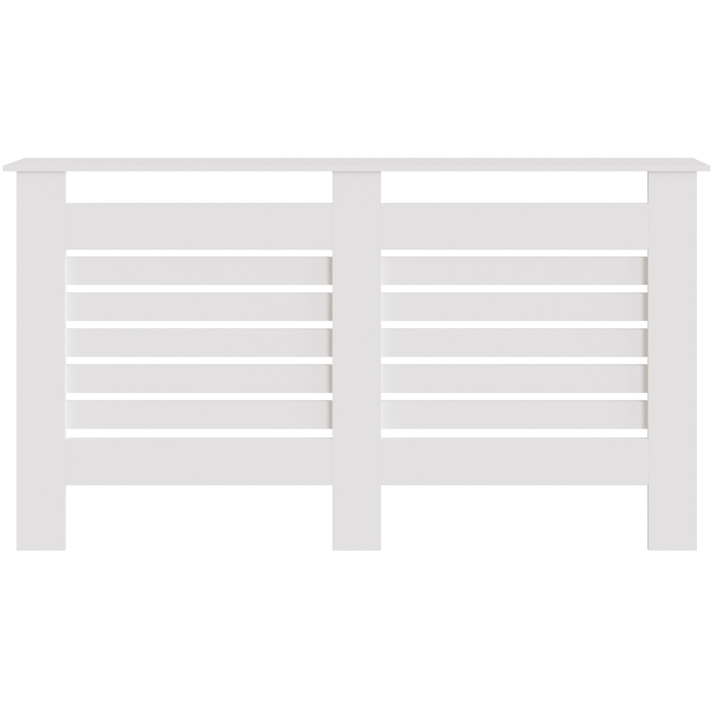 GFW Cleo White Large Radiator Cover 830 x 1520mm Image 3