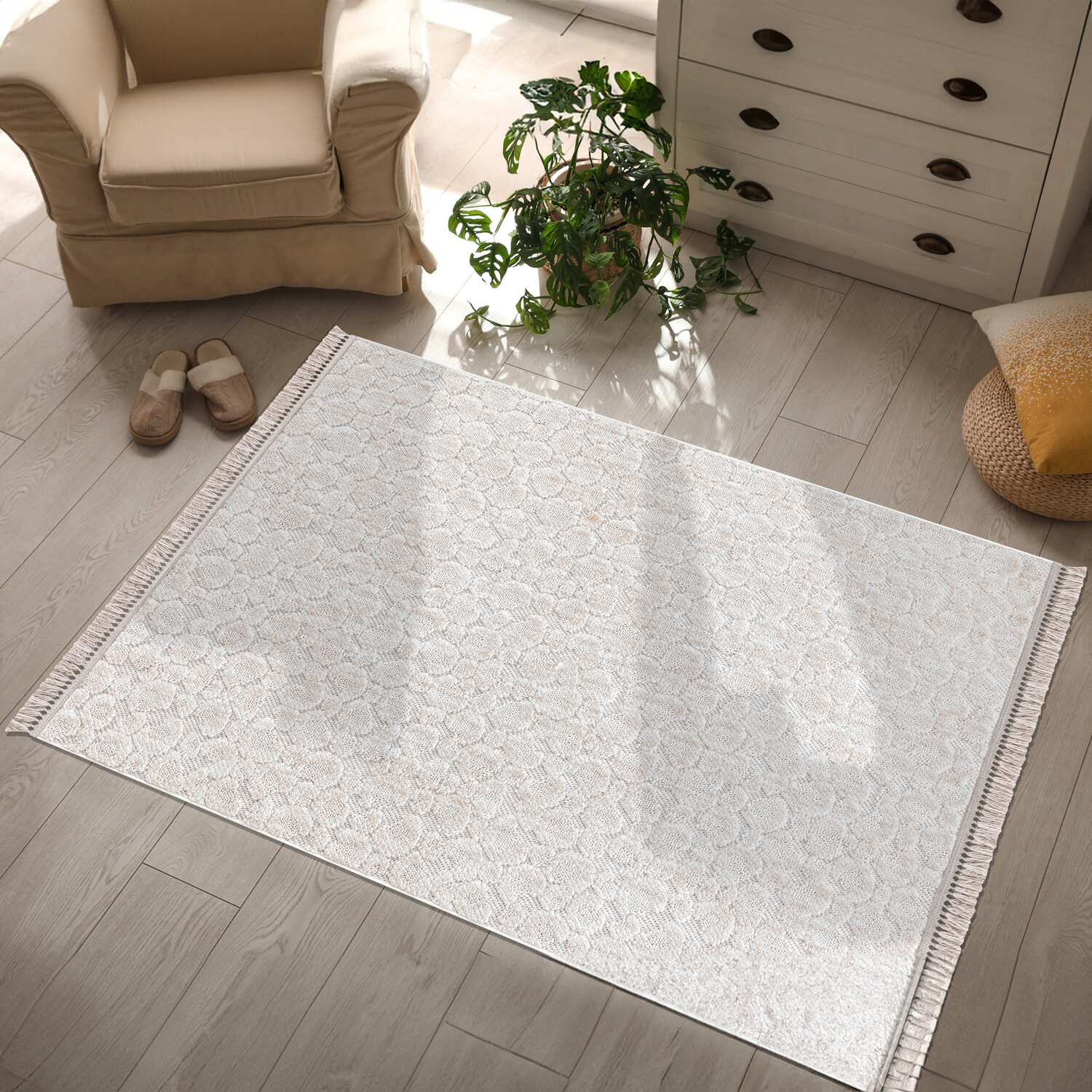 Broadway Dappled Rug Natural Image 2