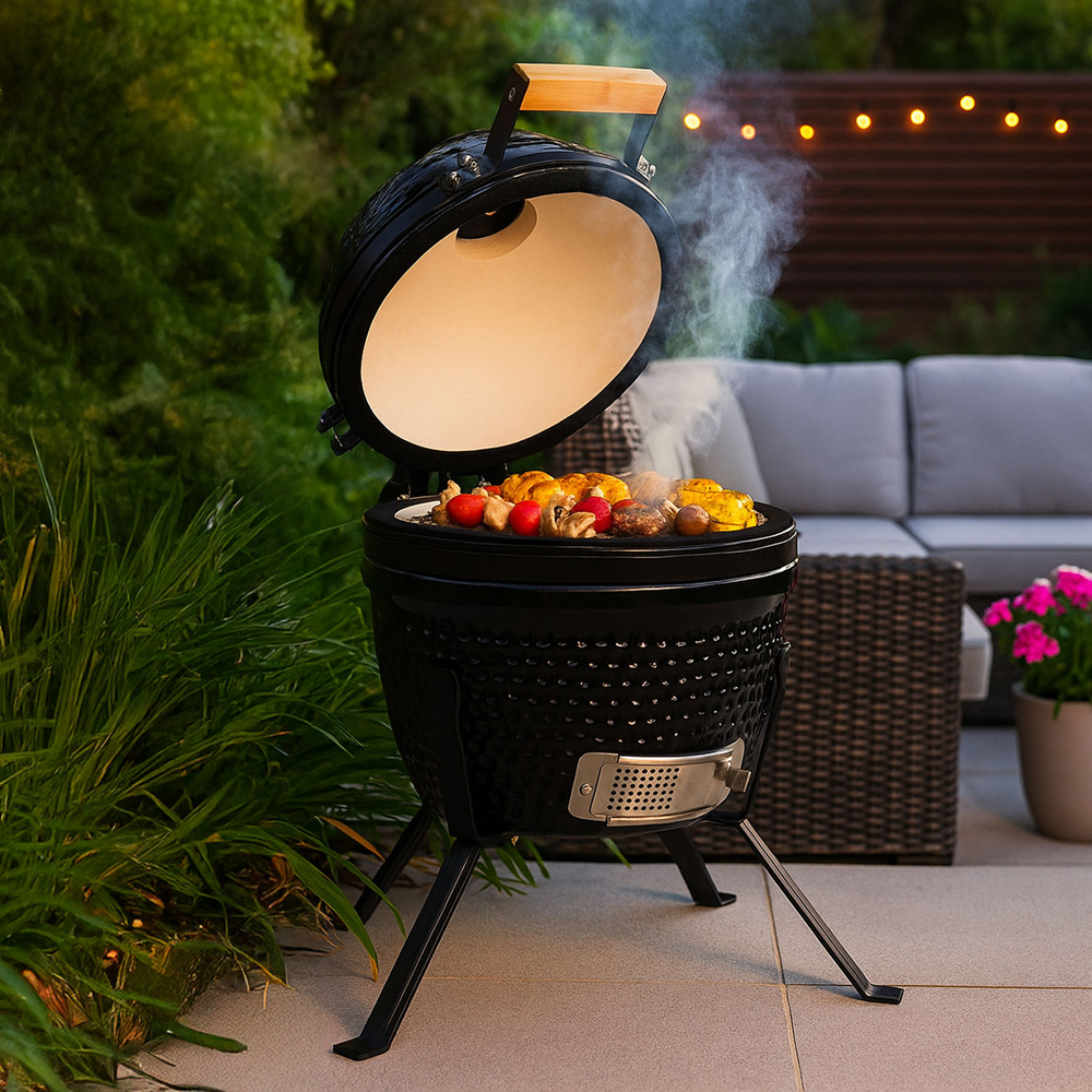 Neo Kamado Ceramic Mini BBQ Grill Image 7