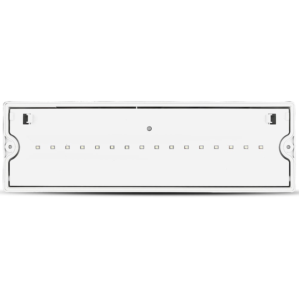 V-TAC 3W 6400K Cool White LED Emergency Bulkhead Exit Light Image 3