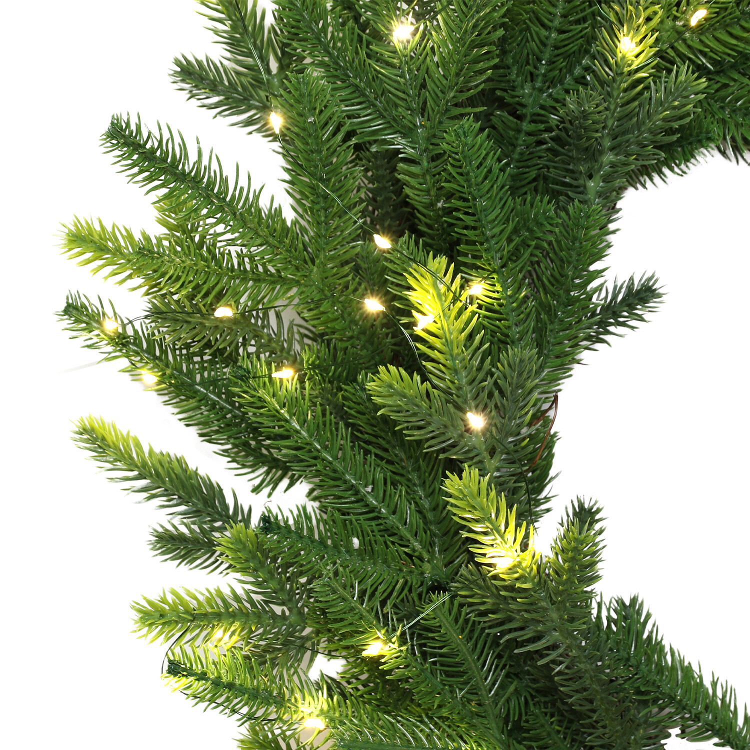 Green Wreath with LED Light Image 3