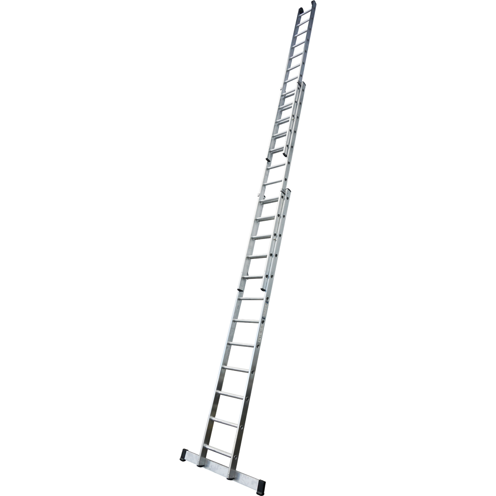 Lyte Ladders & Towers LytePro+ EN131-2 Professional Industrial 3 Section 12 Rung Extension Ladder Image 2