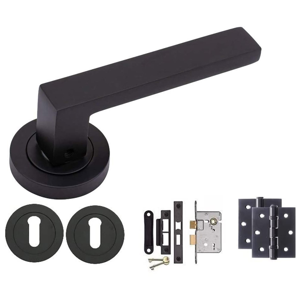 Golden Grace Matt Black Delta Handle Image 1