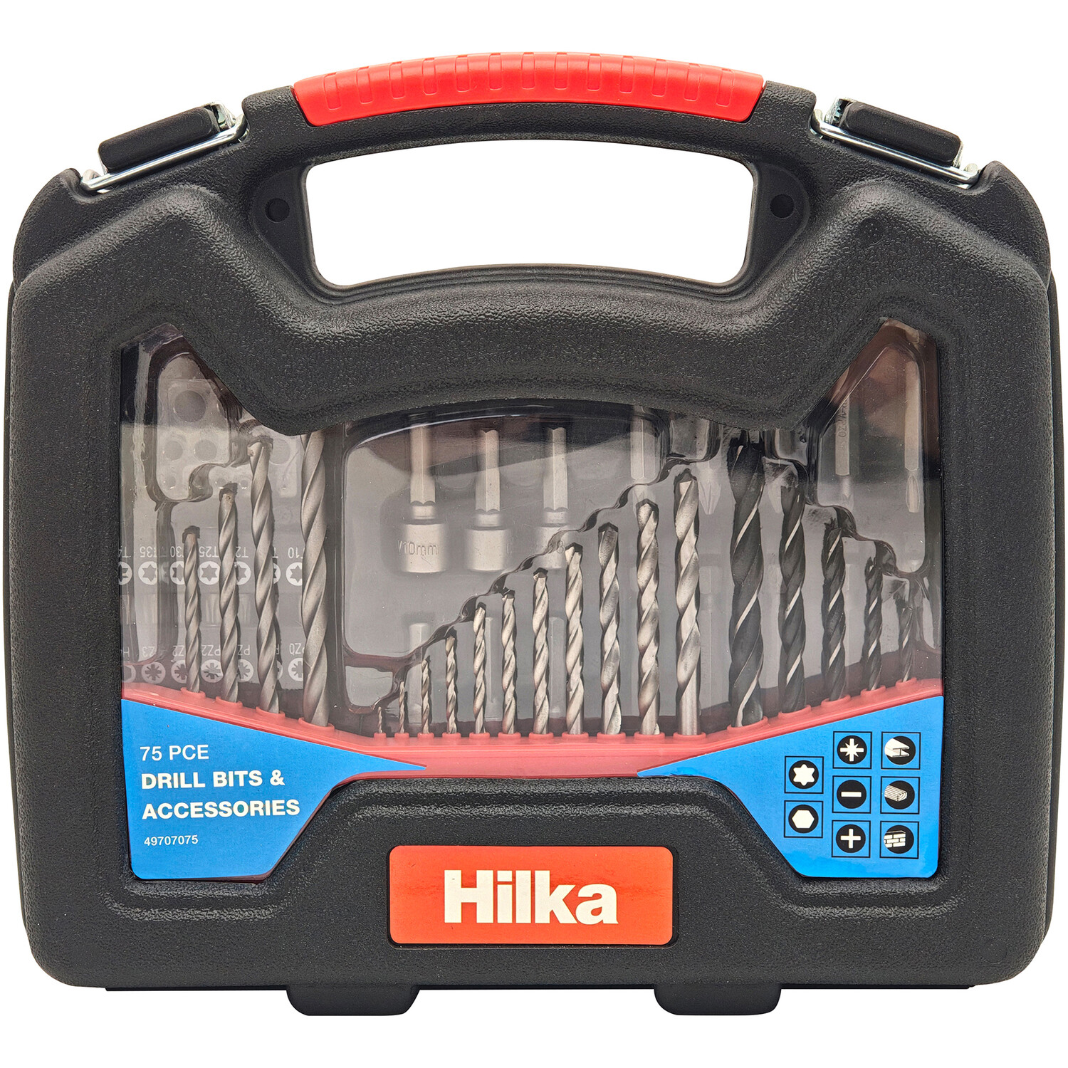 Hilka 75 Piece Drill Bit and Accessory Set Image 2