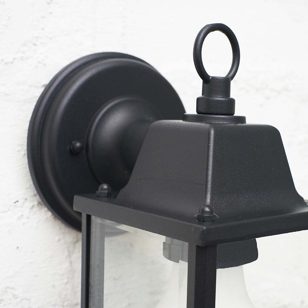 ValueLights Allgreave Black Outdoor Wall Lantern Image 3