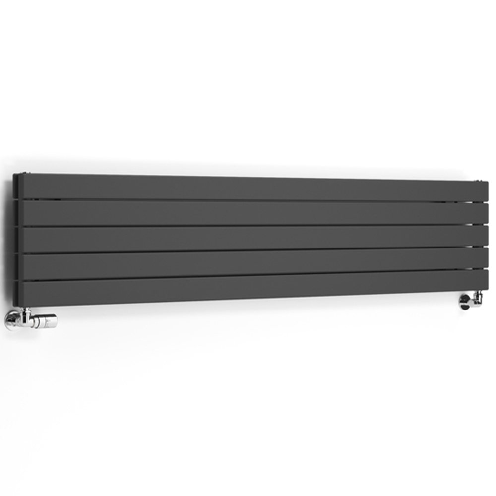 Terma Forte 3471 BTU Metallic Grey Double Panel Radiator 1800 x 366mm Image 4