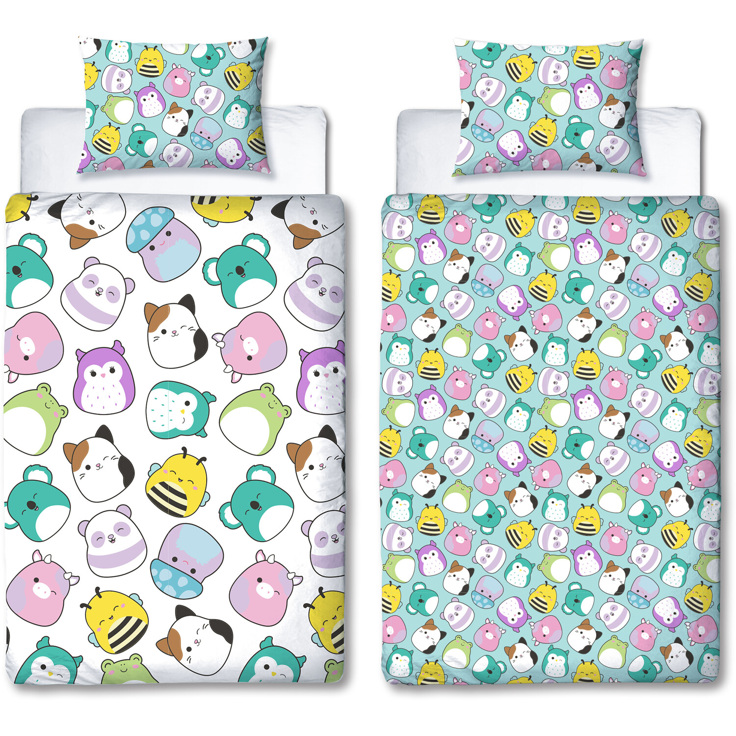 Squishmallows Happy Duvet Cover and Pillowcase Set Image 3