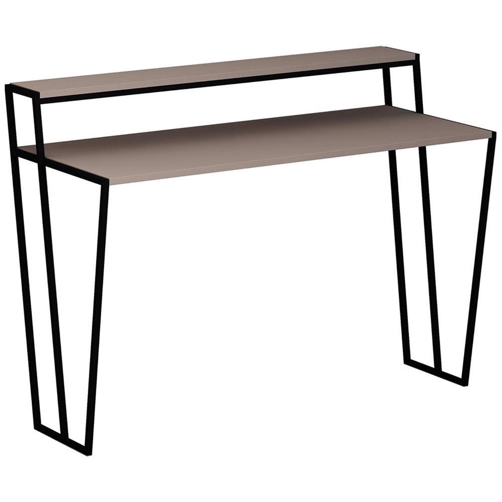 FWStyle Pal 2 Tier Mocha Grey Study Desk Image 2