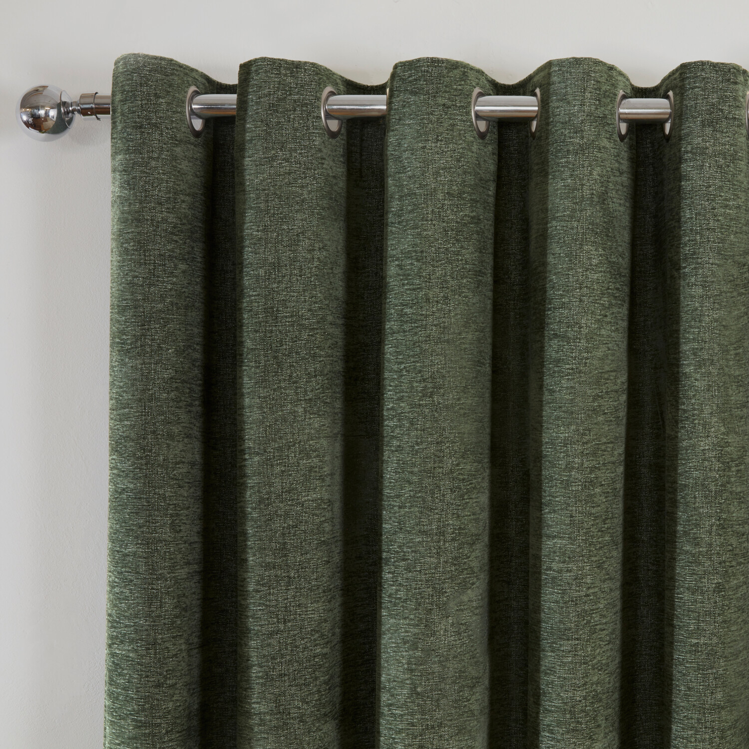 Aspen Eyelet CurtainGreen229cm Image 3