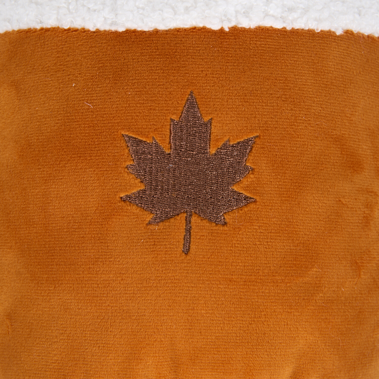 Pumpkin Spiced Shaped Cushion Brown Image 4