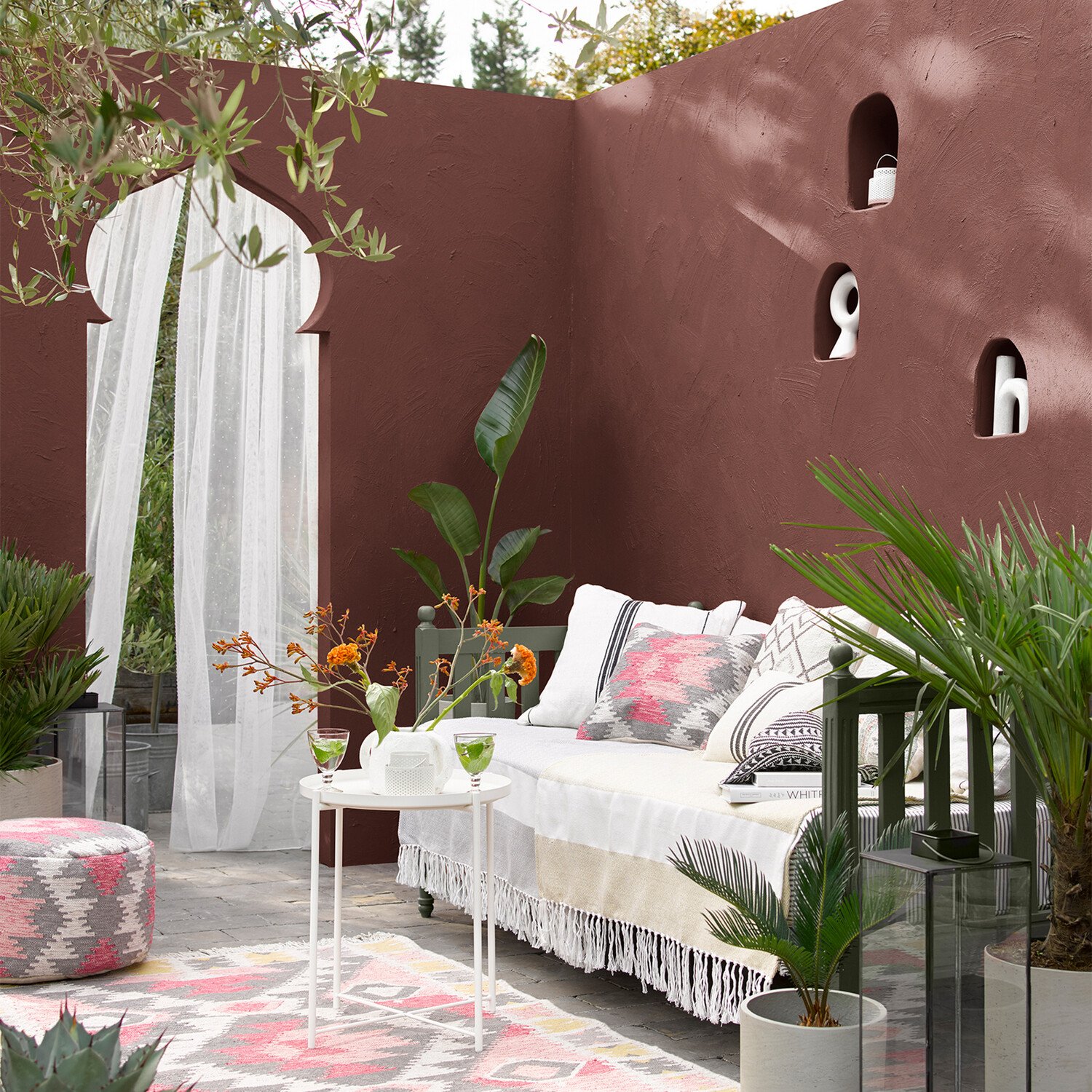 Sandtex Microseal Smooth Masonry Paint Brick Red 2.5l Image 5