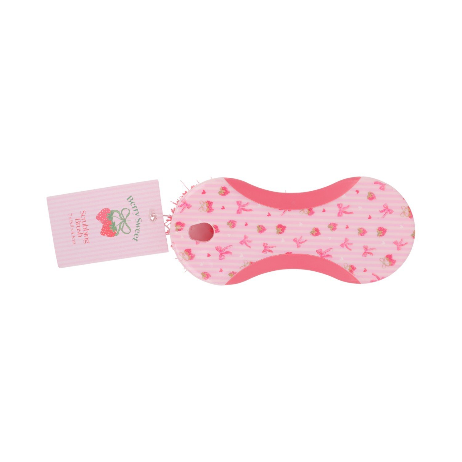 Berry Sweet Scrubbing Brush Pink Image 2