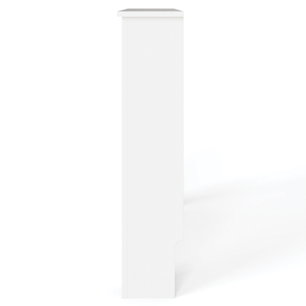 GFW Harrison White Open Slat Radiator Cover Medium Image 4
