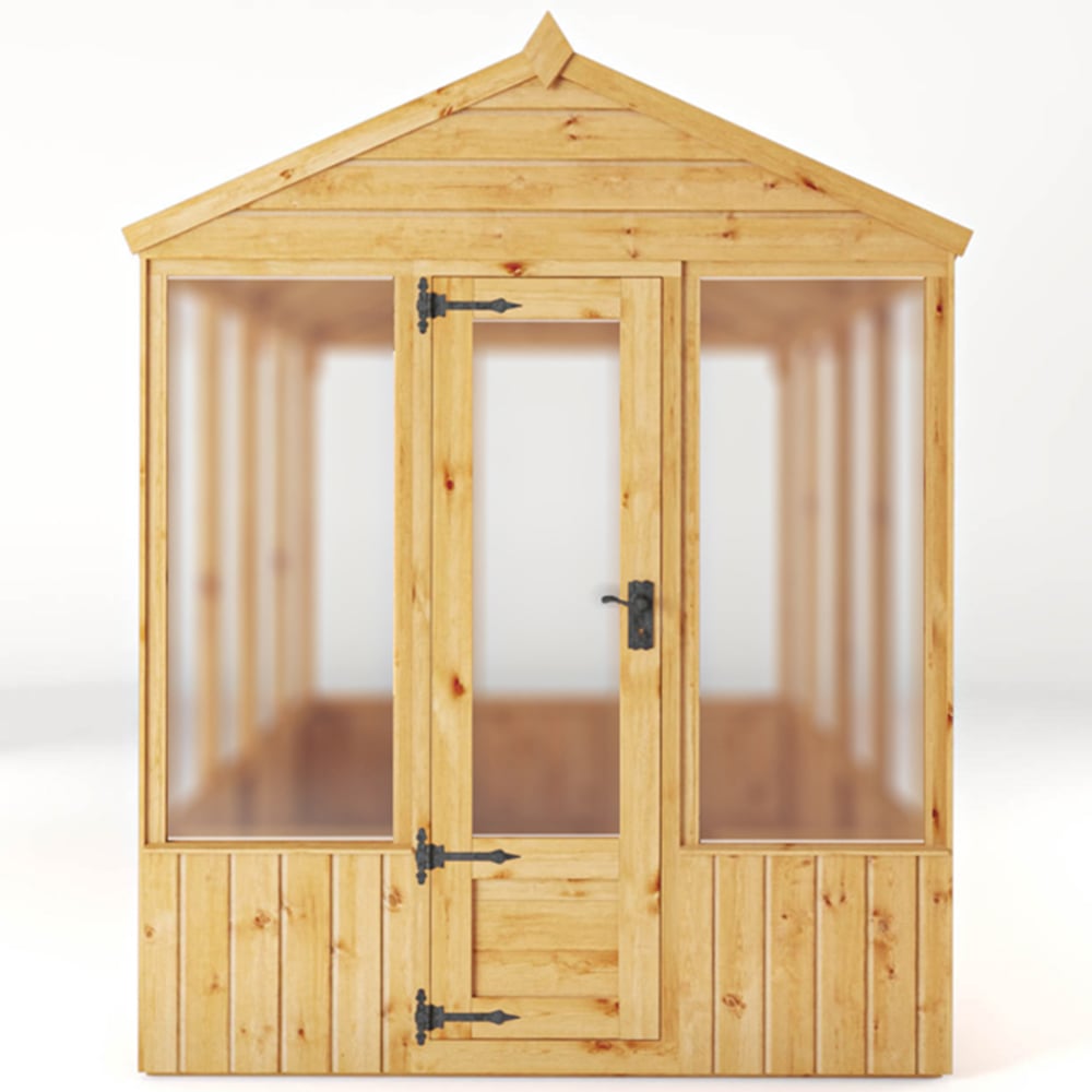 Mercia Woodsman Apex Polycarbonate 8 x 6ft Greenhouse Image 4