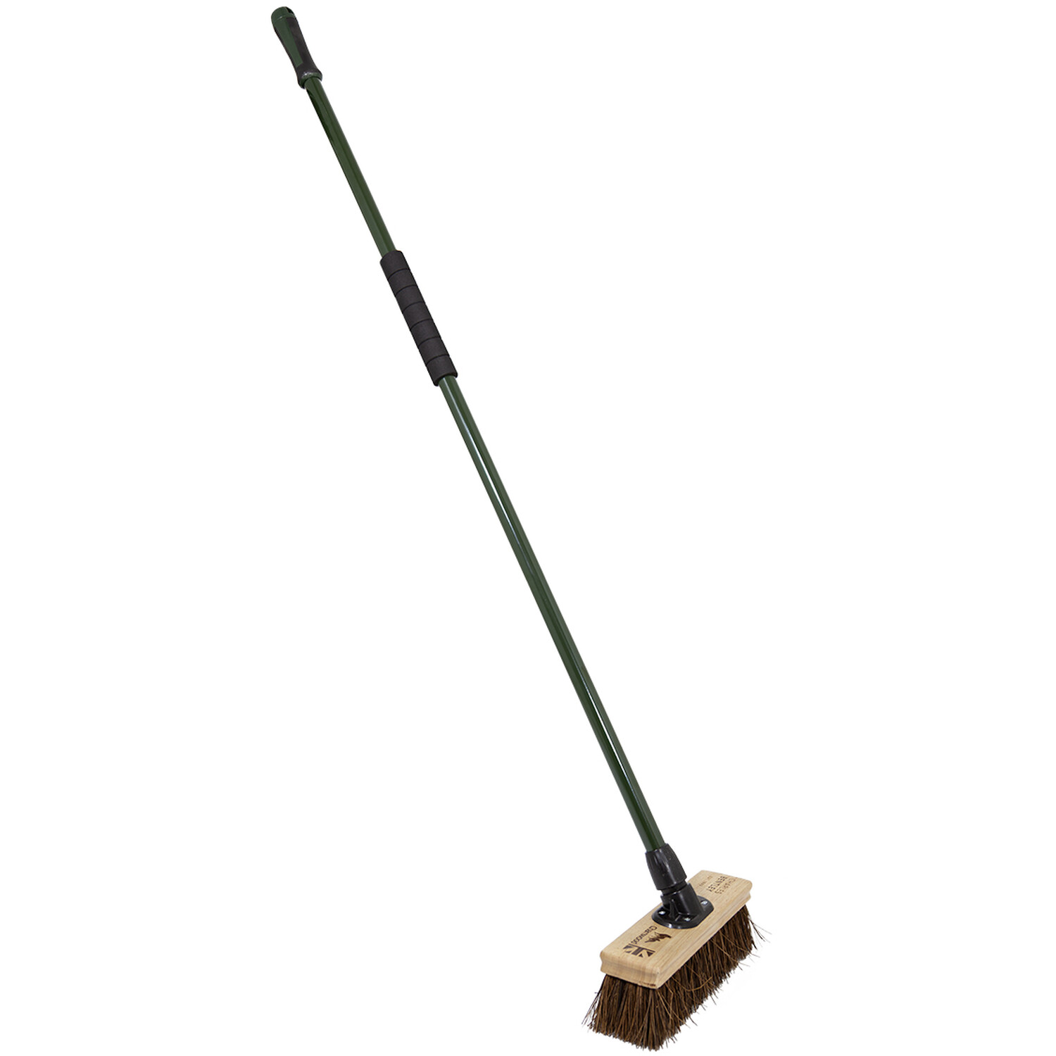 CHARLES BENTLEY Broom, Castle Fill, Deck Broom, Wooden Handle, 4ft