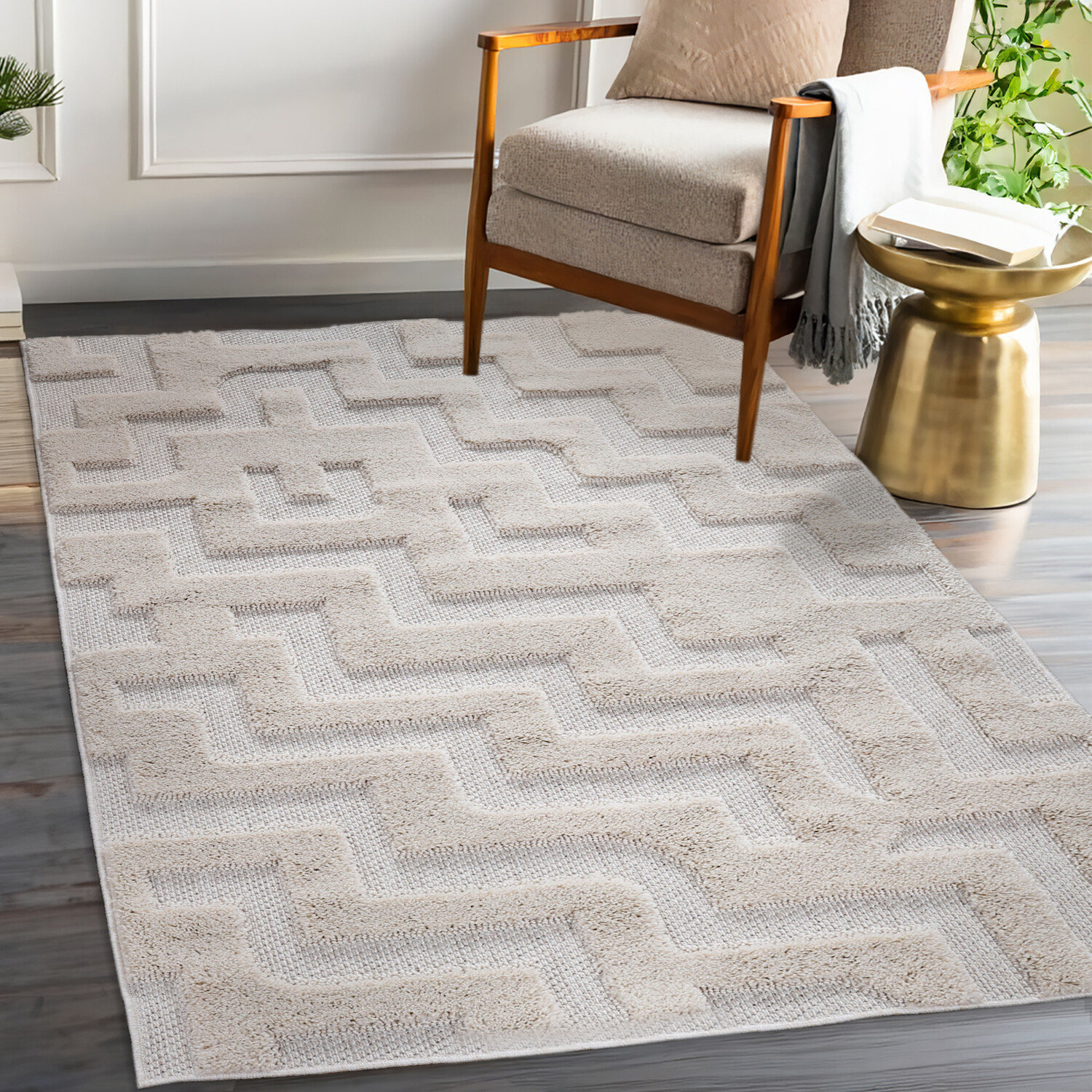 Alicante Rug - Cream / 160cm Image 2