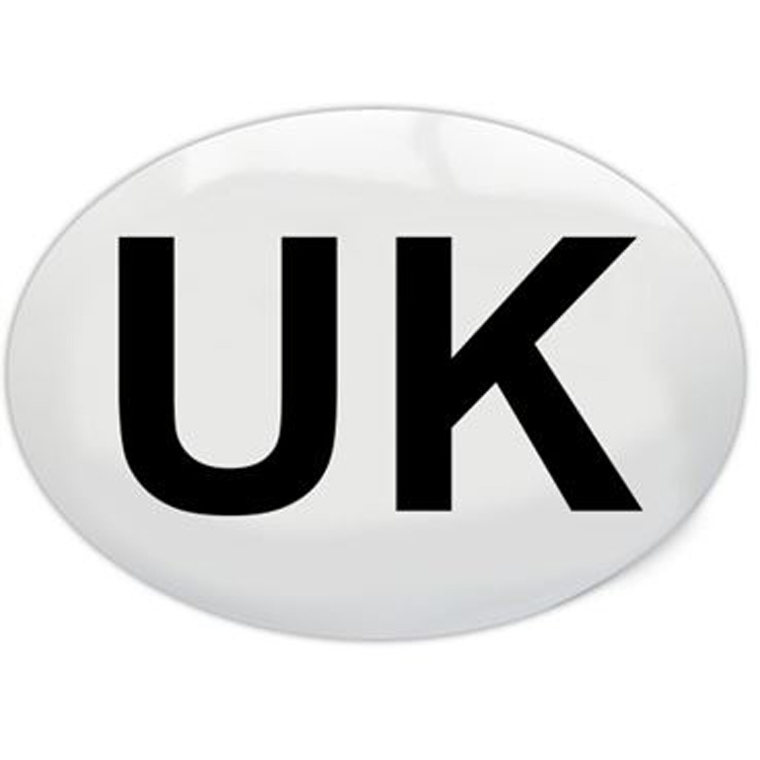 Oval Adhesive UK Badge Image 2